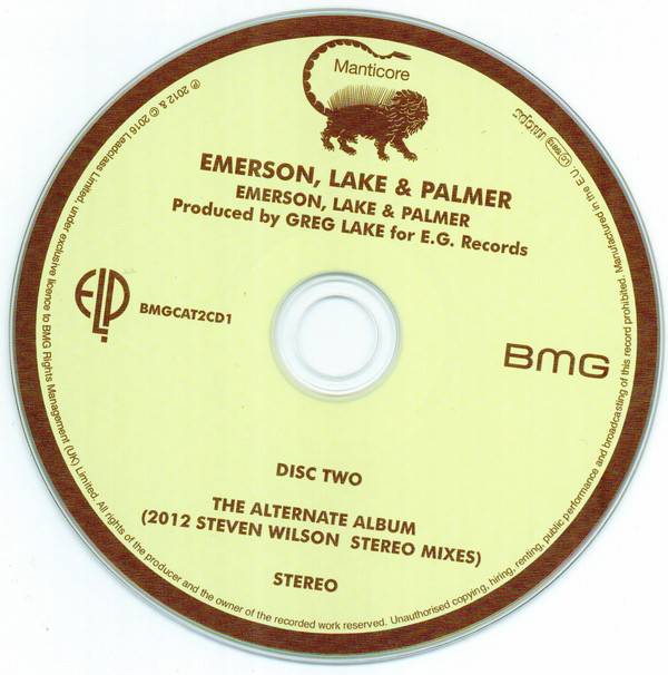 Emerson, Lake and Palmer Emerson, Lake and Palmer deluxe edition : CD2